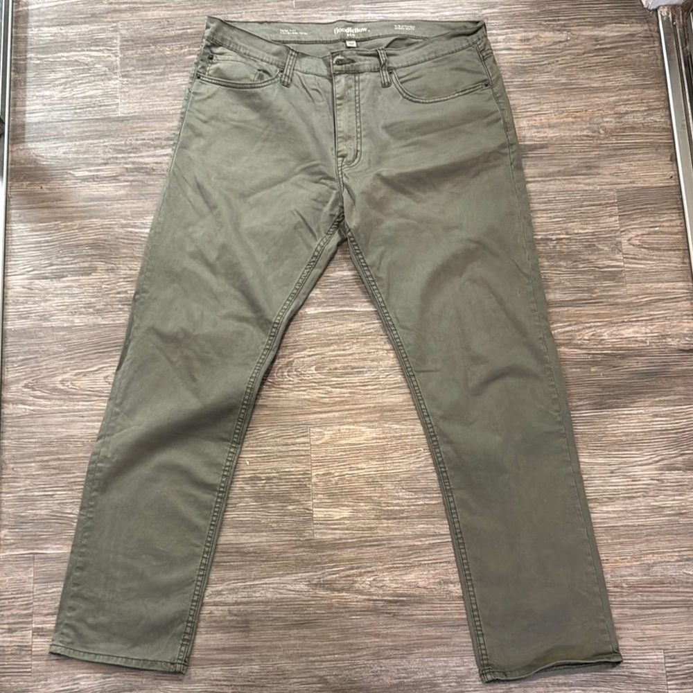 Goodfellow & Co Green Slim Straight Jeans
